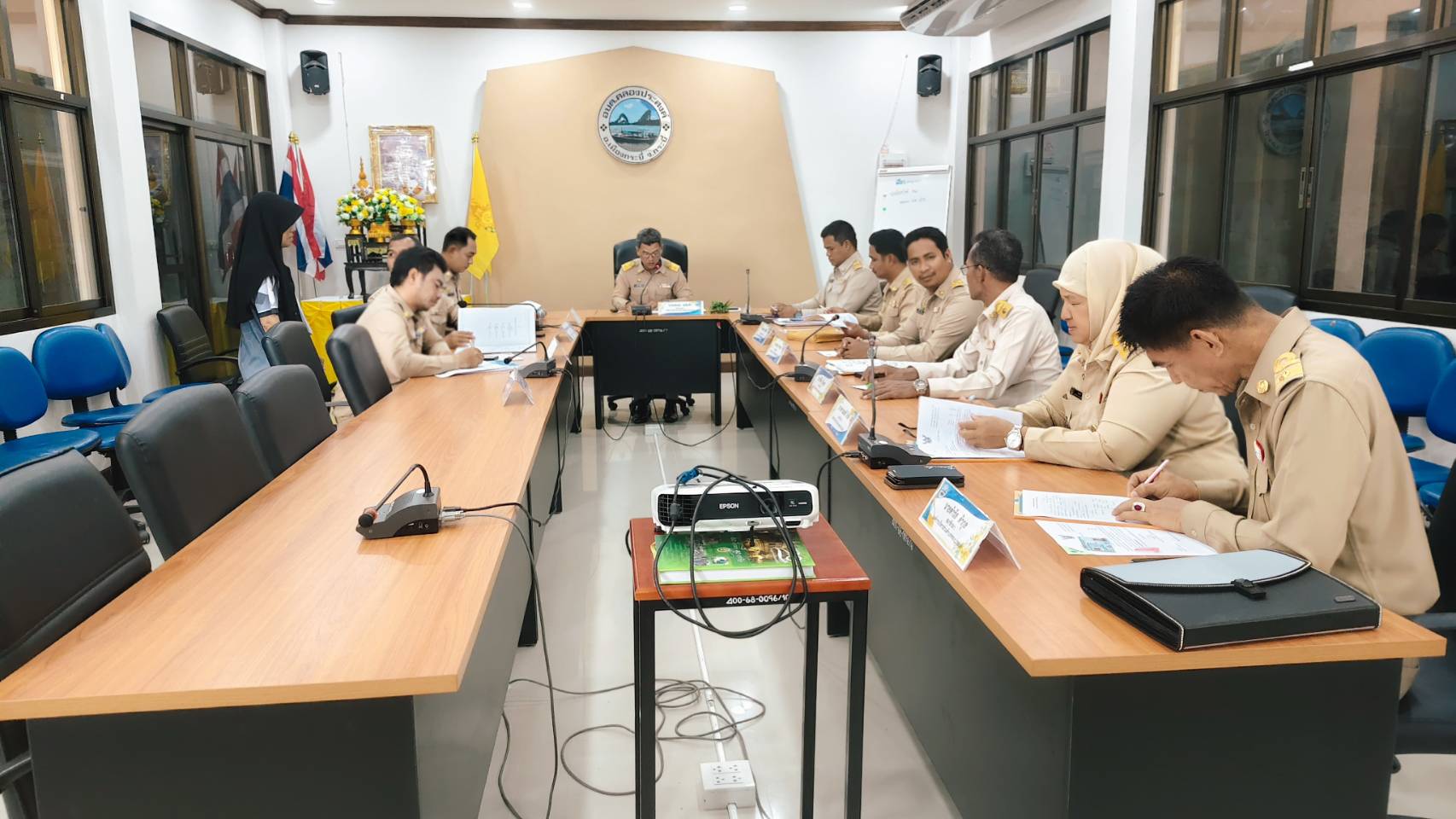 ประชุมสภาองค์การบริหารส่วนตำบลคลองประสงค์ สมัยสามัญ สมัยที่ 1 ครั้งที่ 1/2569 ณ ห้องประชุมองค์การบริหารส่วนตำบลคลองประสงค์